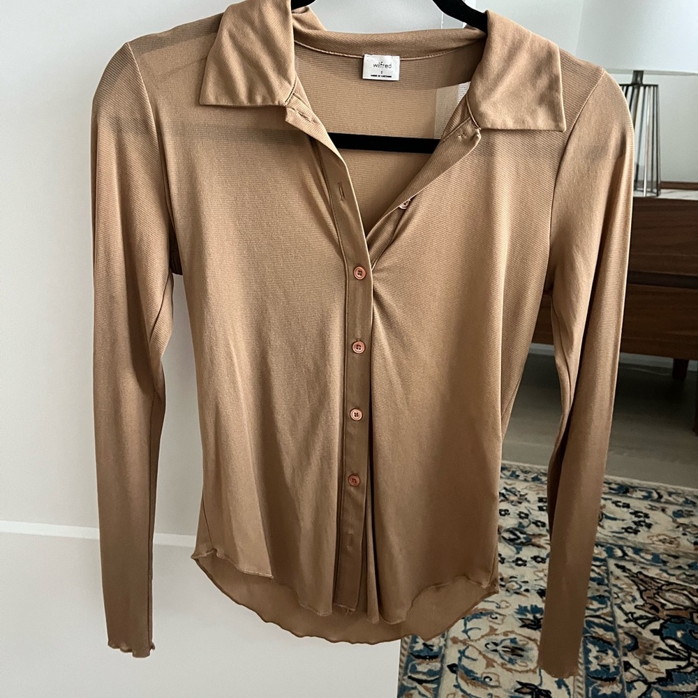Sheet brown Wilfred blouse